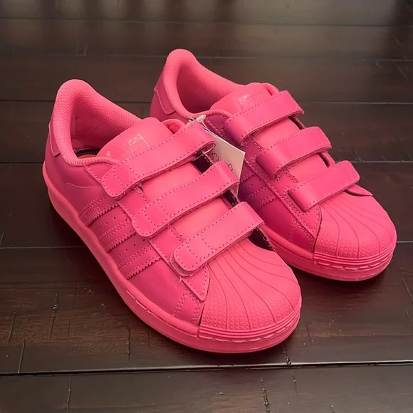 Adidas Superstar Supercolor X Pharrell Williams Shoes Sneakers Youth Girls  Sz 1